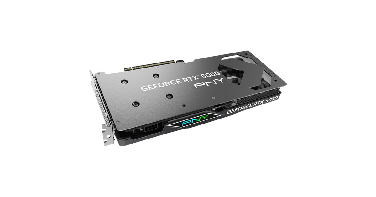 PNYGeForce RTX 5060 ARGB Triple Fan OC grafische kaart  (DLSS 4, 3x DisplayPort, 1x HDMI 2.1)