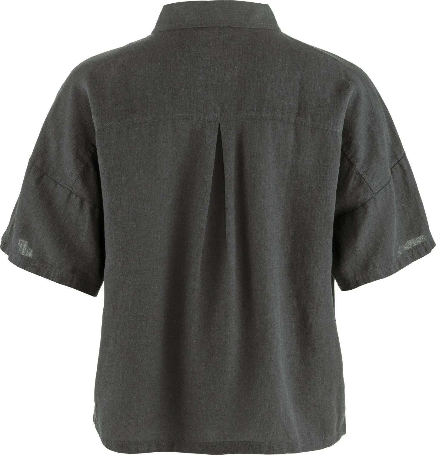Fjällräven Övik Hemp Camp Shirt Ss W Dark Grey