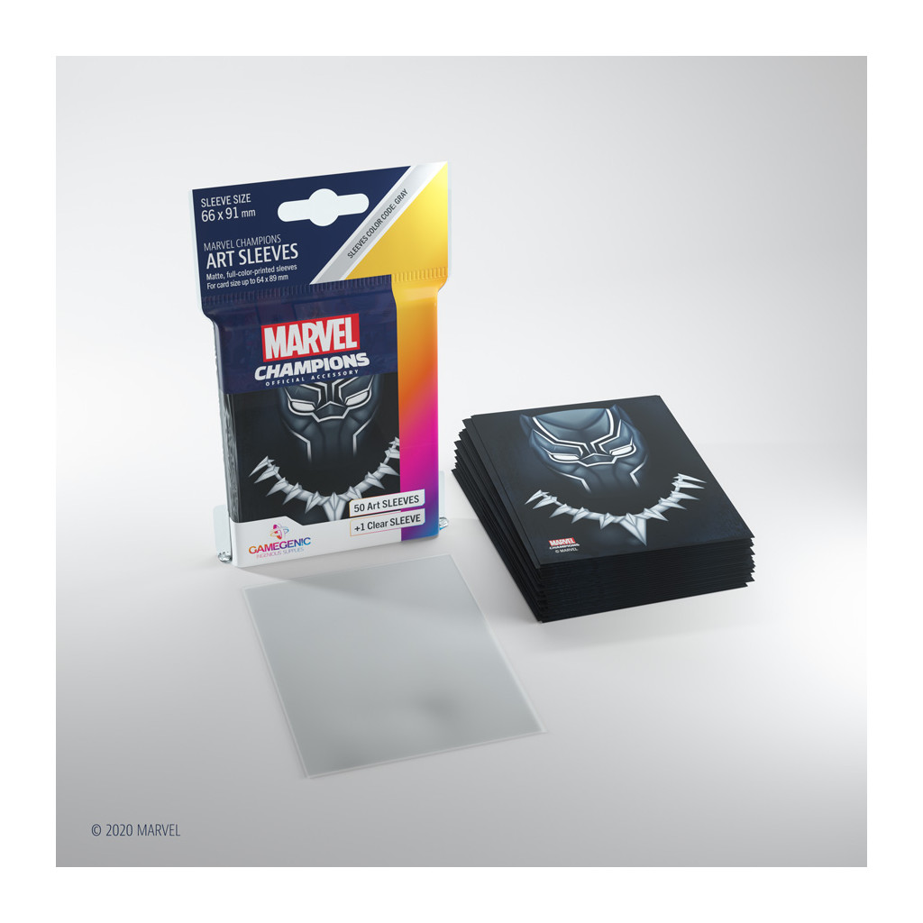 Gamegenic - Marvel Champions Art Sleeves - Black Panther