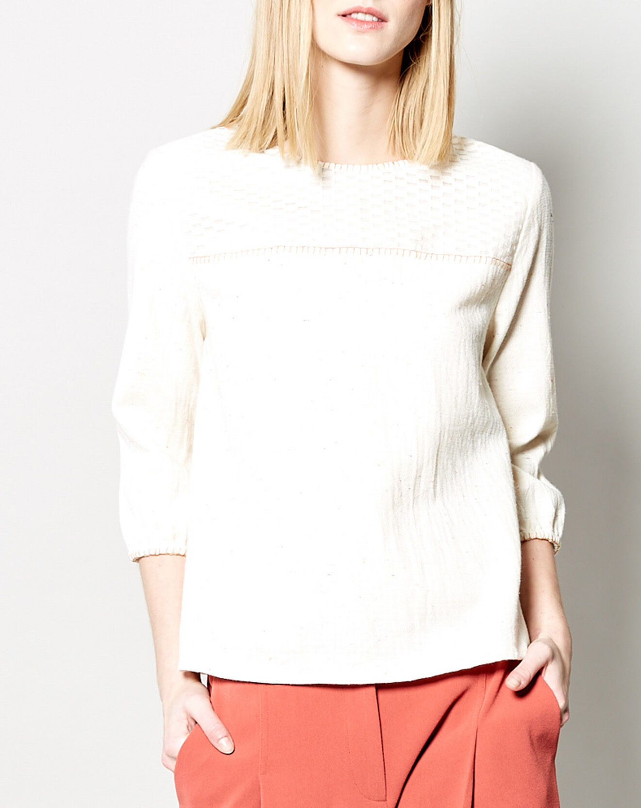 Karl Marc John Top Talapiz en Coton crème