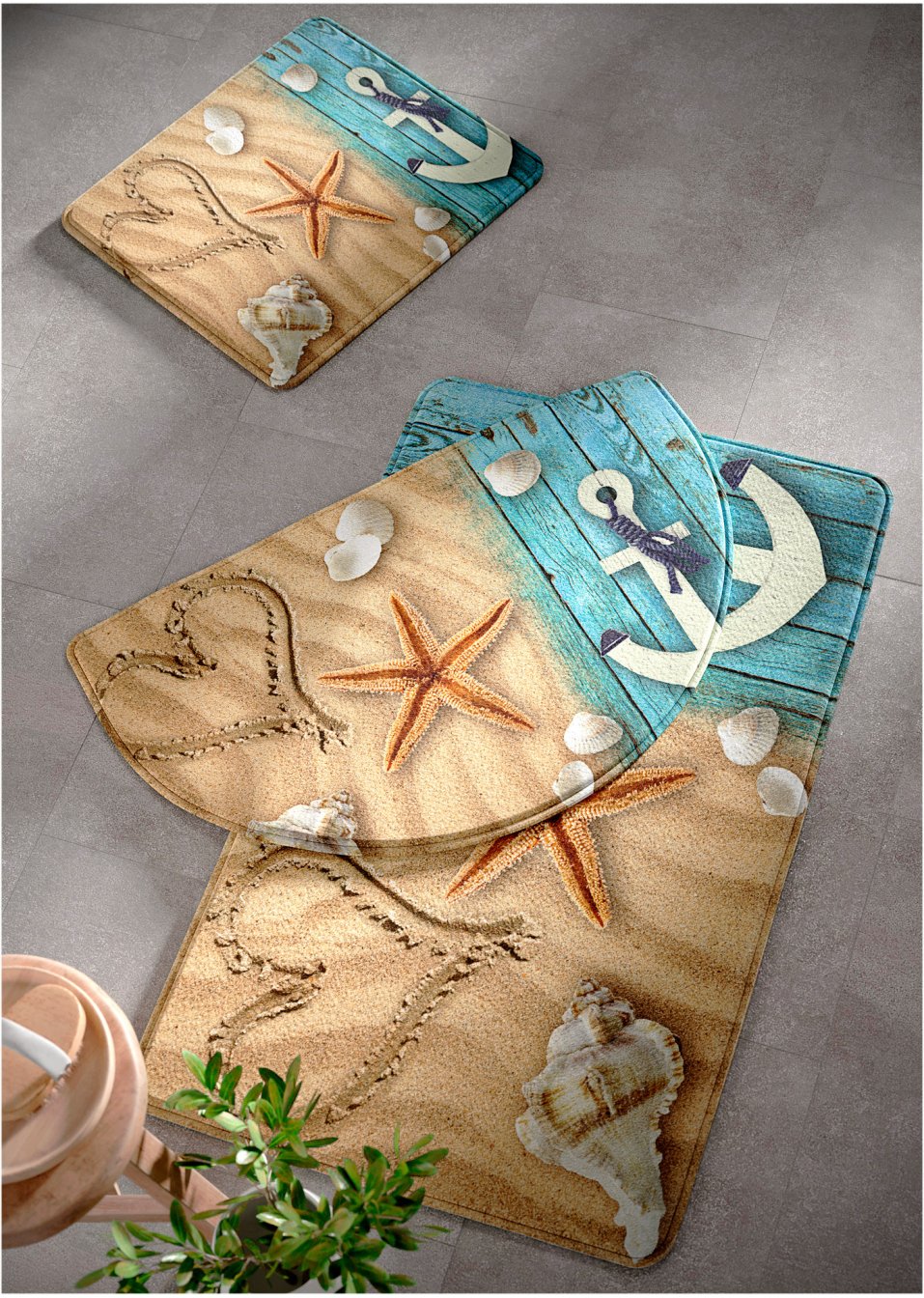 Tapis salle de bain à mémoire de forme