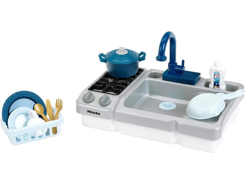 Klein-Toys Reinigungs-Spielzeug Miele Spüle Spülbecken-Spielzeug-Set