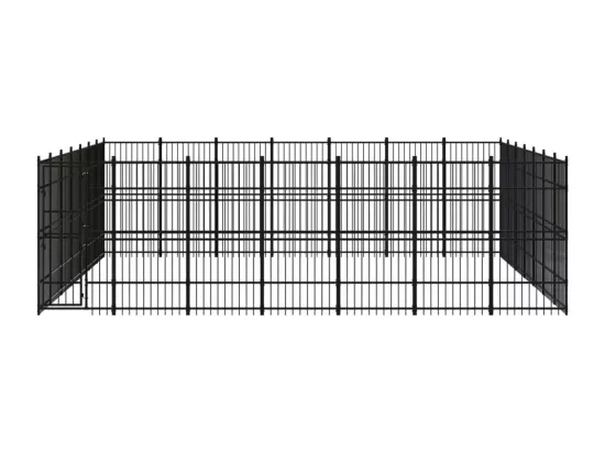 Chenil cage enclos pac noire 672 x 672 x 200 cm 02_0041851