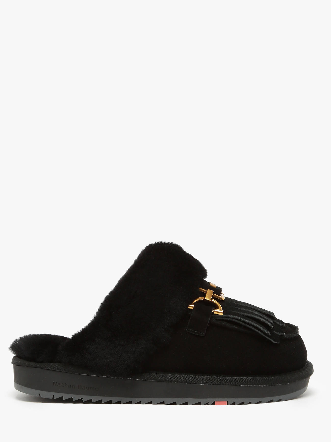 Chaussons en cuir NATHAN BAUME