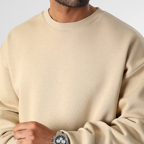 Sweat Crewneck Oversize Large 2809 Beige