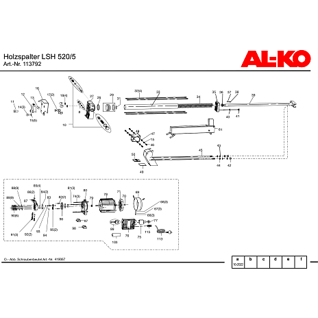 AL-KO brændekløver LSH 520/5