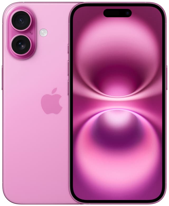 iPhone 16 – 5G smartphone 128GB (lyserød)