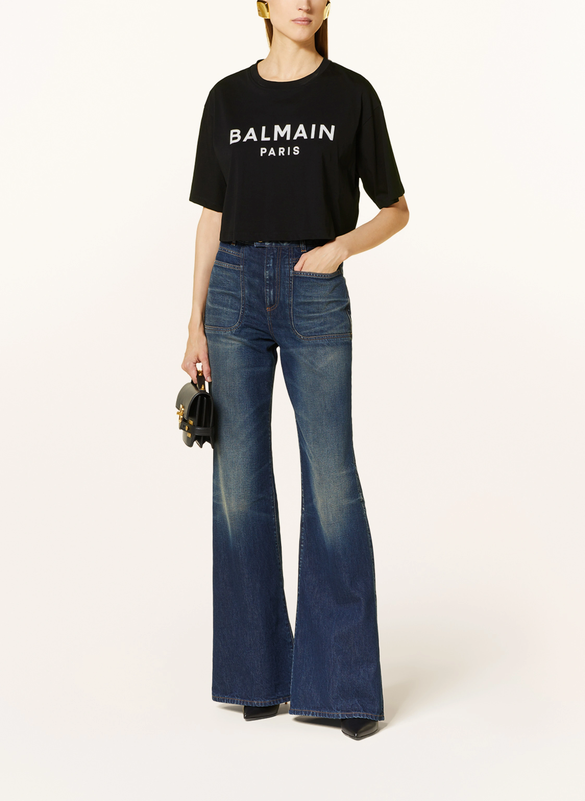 BALMAIN Cropped-Shirt