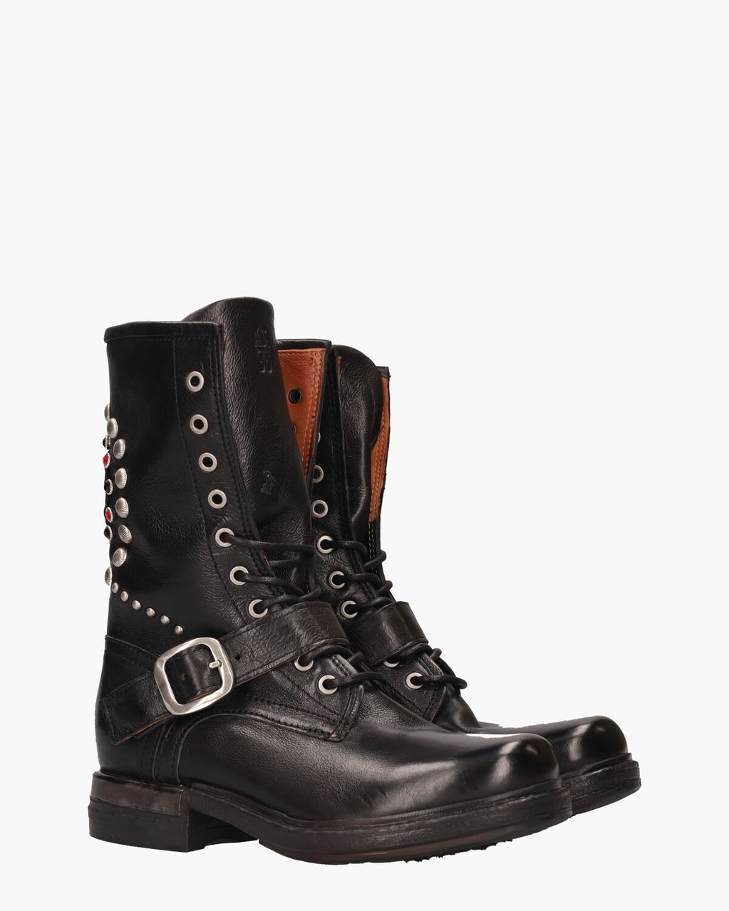 A.S. 98 B80212 Zwart Dames Veterboots
