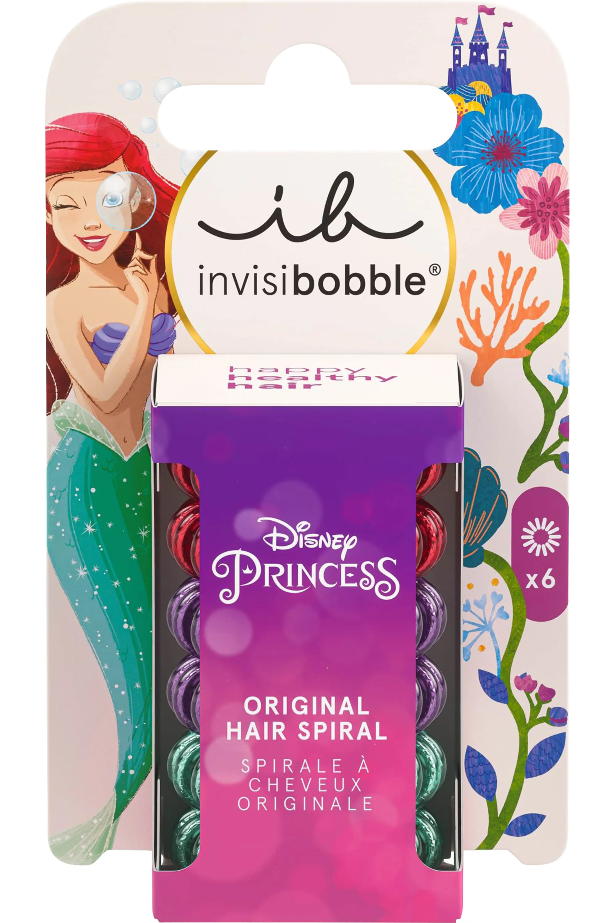 Invisibobble Élastiques à spirale Ariel La petite sirène