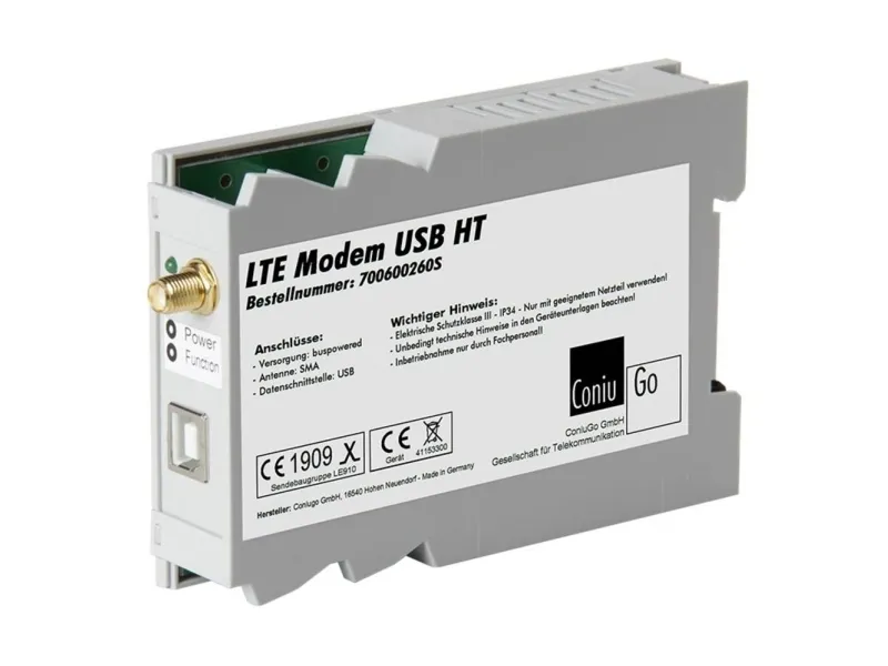 ConiuGo 700600260S LTE-modem 9 V/DC, 12 V/DC, 24 V/DC, 24 V/DC, 35 V/DC Funktion: Alarmering