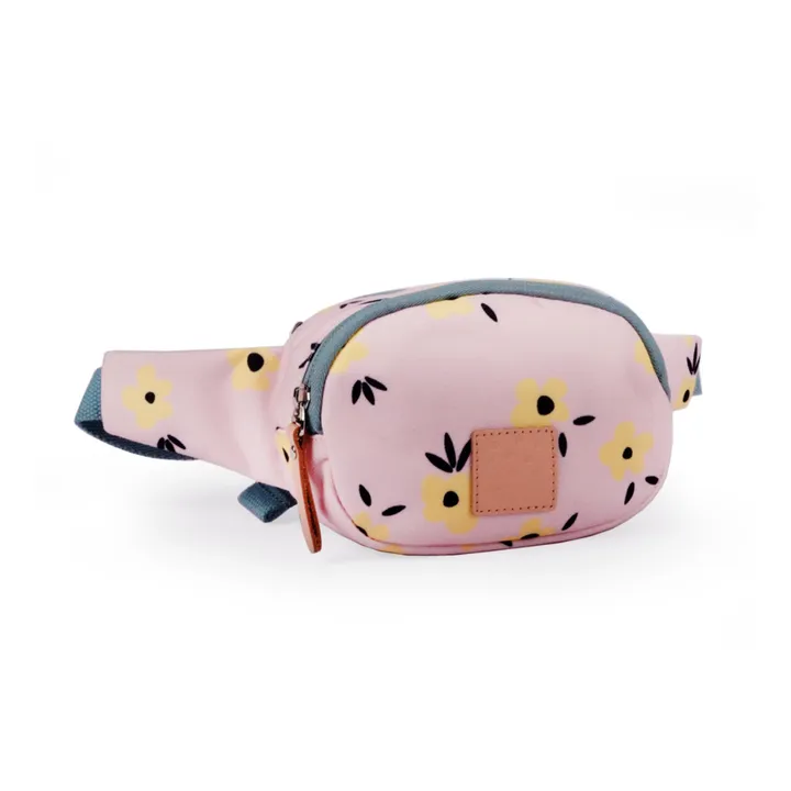 JOJO FACTORY Sac Banane Fleurs Piupiuchick X Jojo Factory | Rose pâle