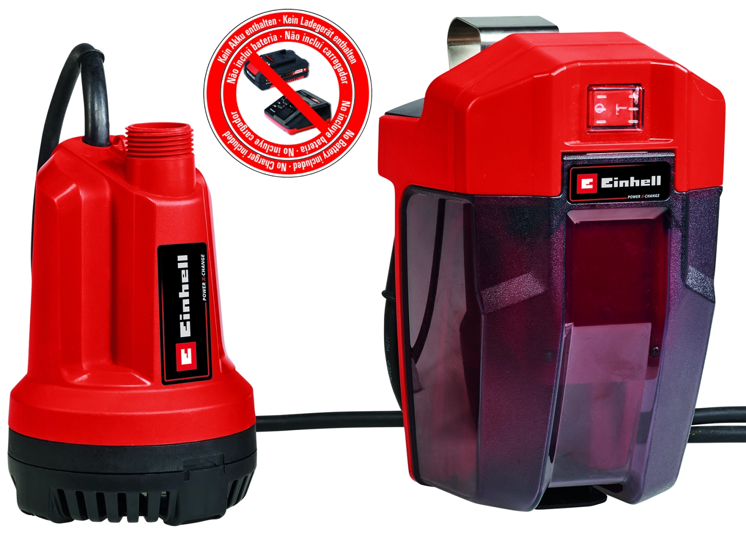 Einhell GE-SP 18 Li Solo 18V Li-Ion accu dompelpomp body - 5.000 l/u