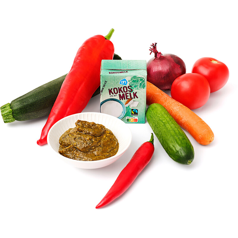 AH Groene curry verspakket