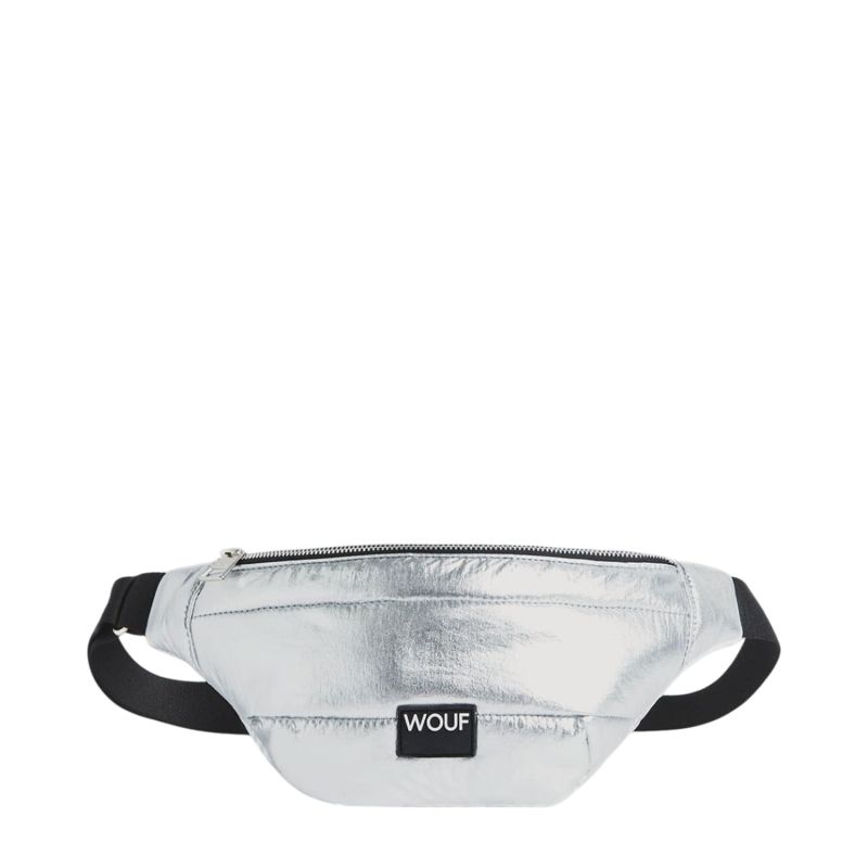 Banane Waist en matériaux recyclé 32 cm Silver Glossy