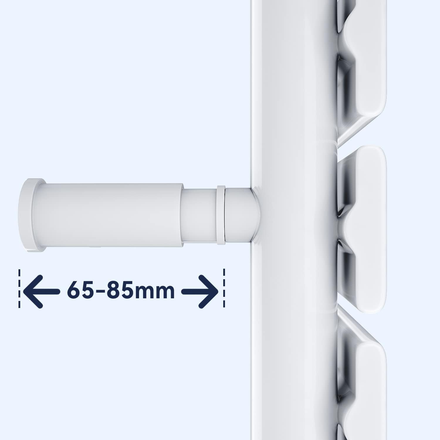SONNI Badheizkörper Flach Handtuchtrockner 1038 x 500 mm Weiß Handtuchwärmer Seitenanschluss Panel Handtuchheizkörper 447W