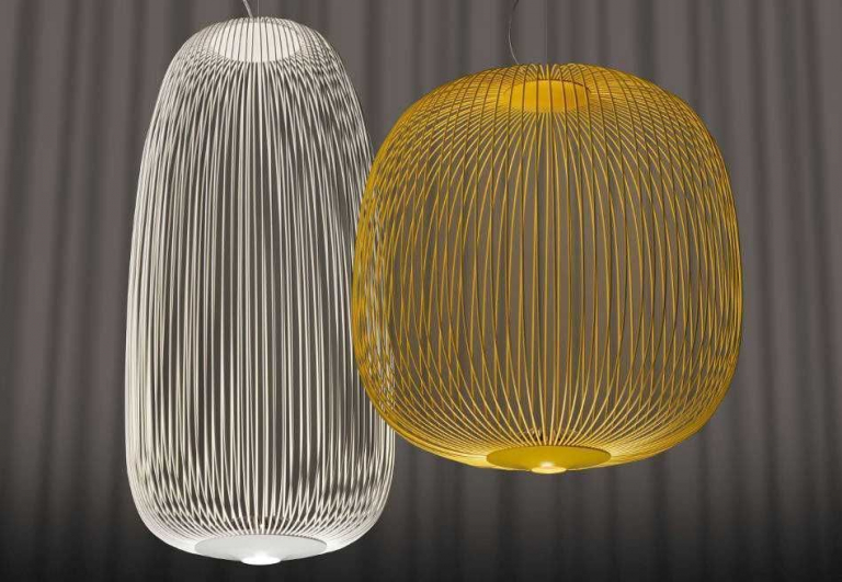 Foscarini Spokes 2 hanglamp Ø52 LED dimbaar koper