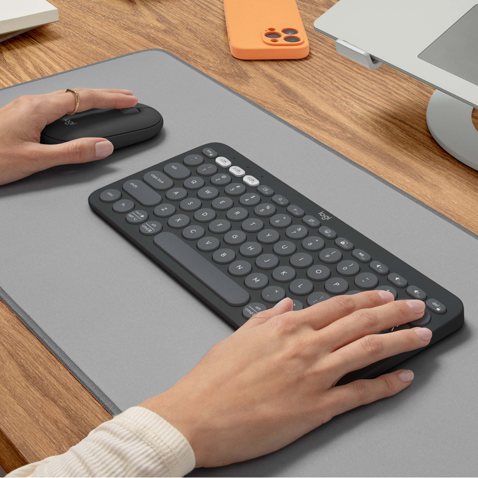 Logitech - Pebble 2 COMBO - Tonal Graphite