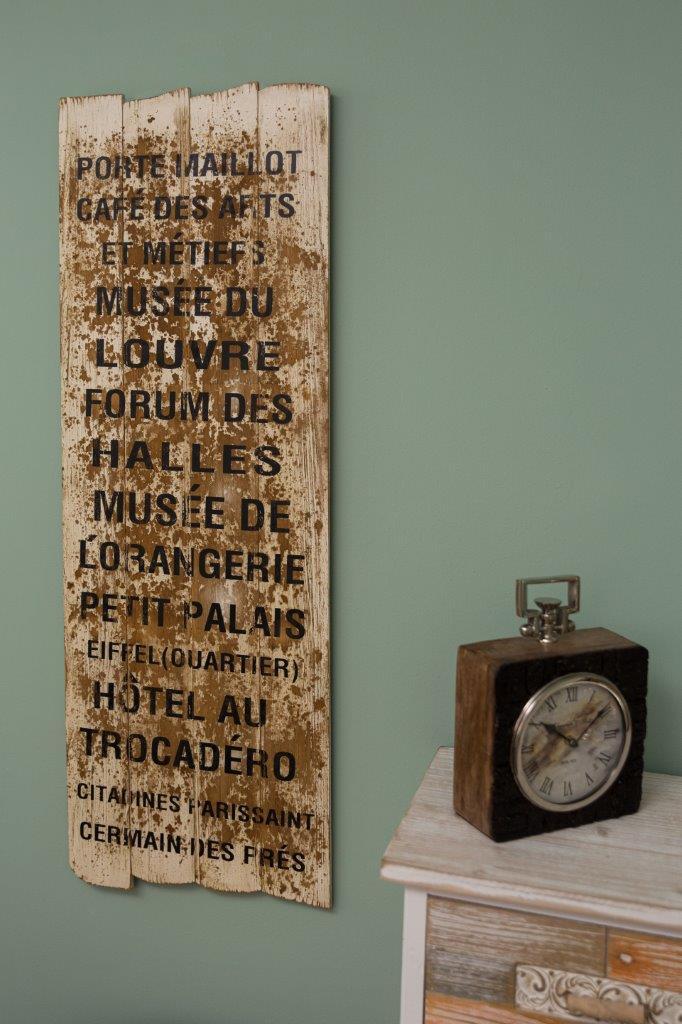 Holzschild - Porte Maillot - 40x120 cm
