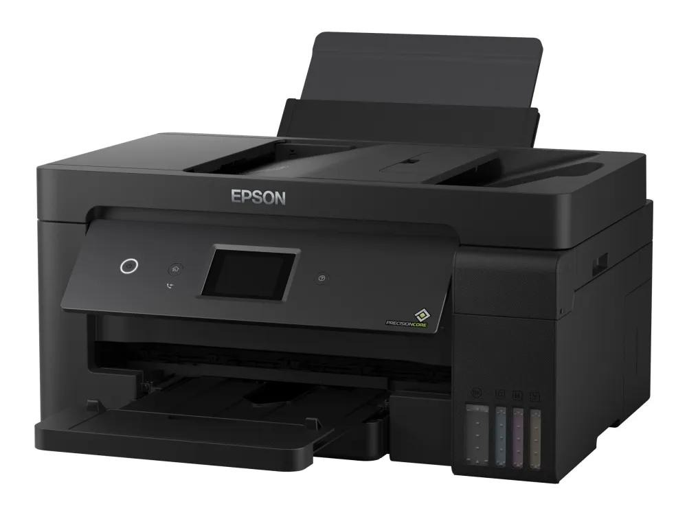 Epson EcoTank ET-15000 - Multifunktionsprinter - farve - blækprinter - A3/Ledger (297 x 432 mm) (original) - A3/Ledger (medie) - op til 11.5 spm (kopiering) - op til 17 spm (udskriver) - 270 ark - 33.6 Kbps - USB 2.0, LAN, Wi-Fi