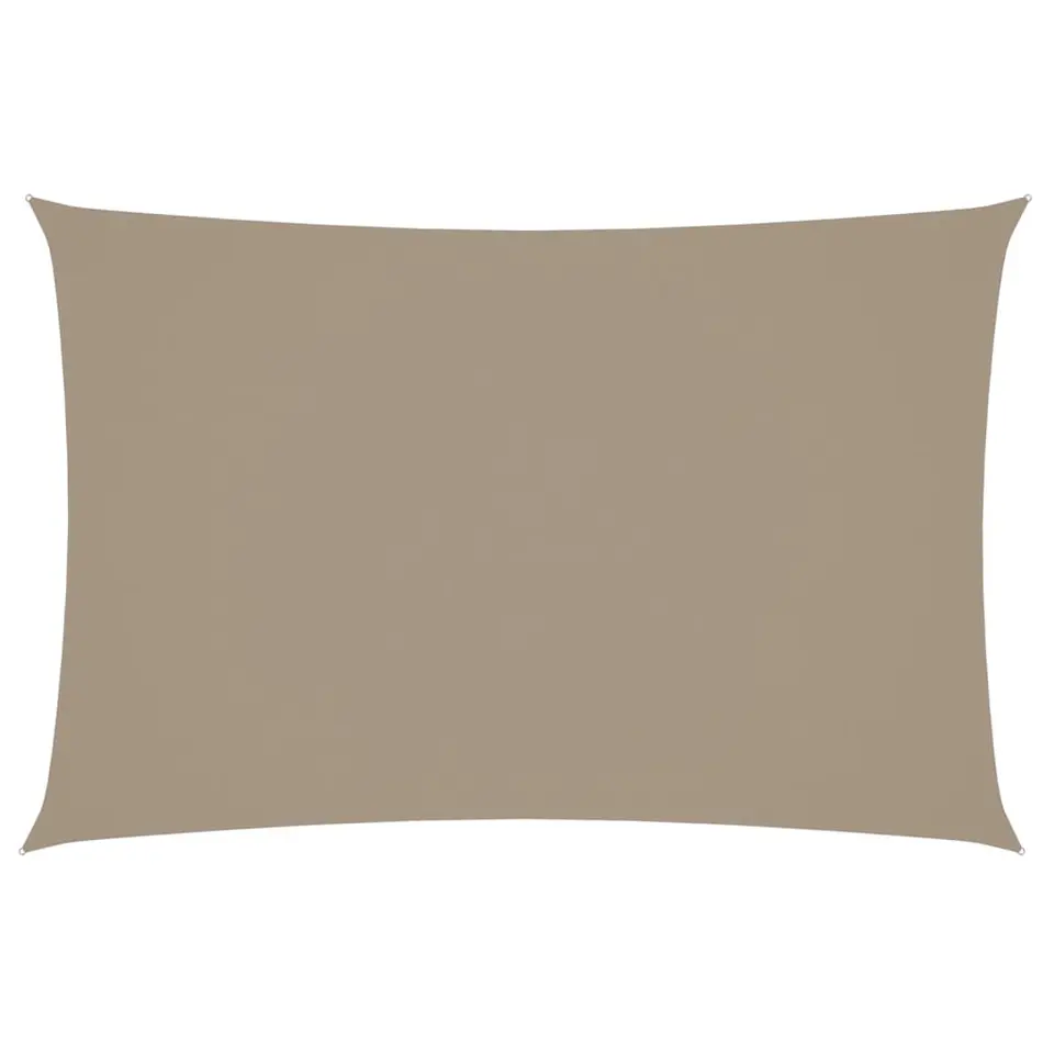 vidaXL - Zonnezeil - Taupe - 2 x 4 m