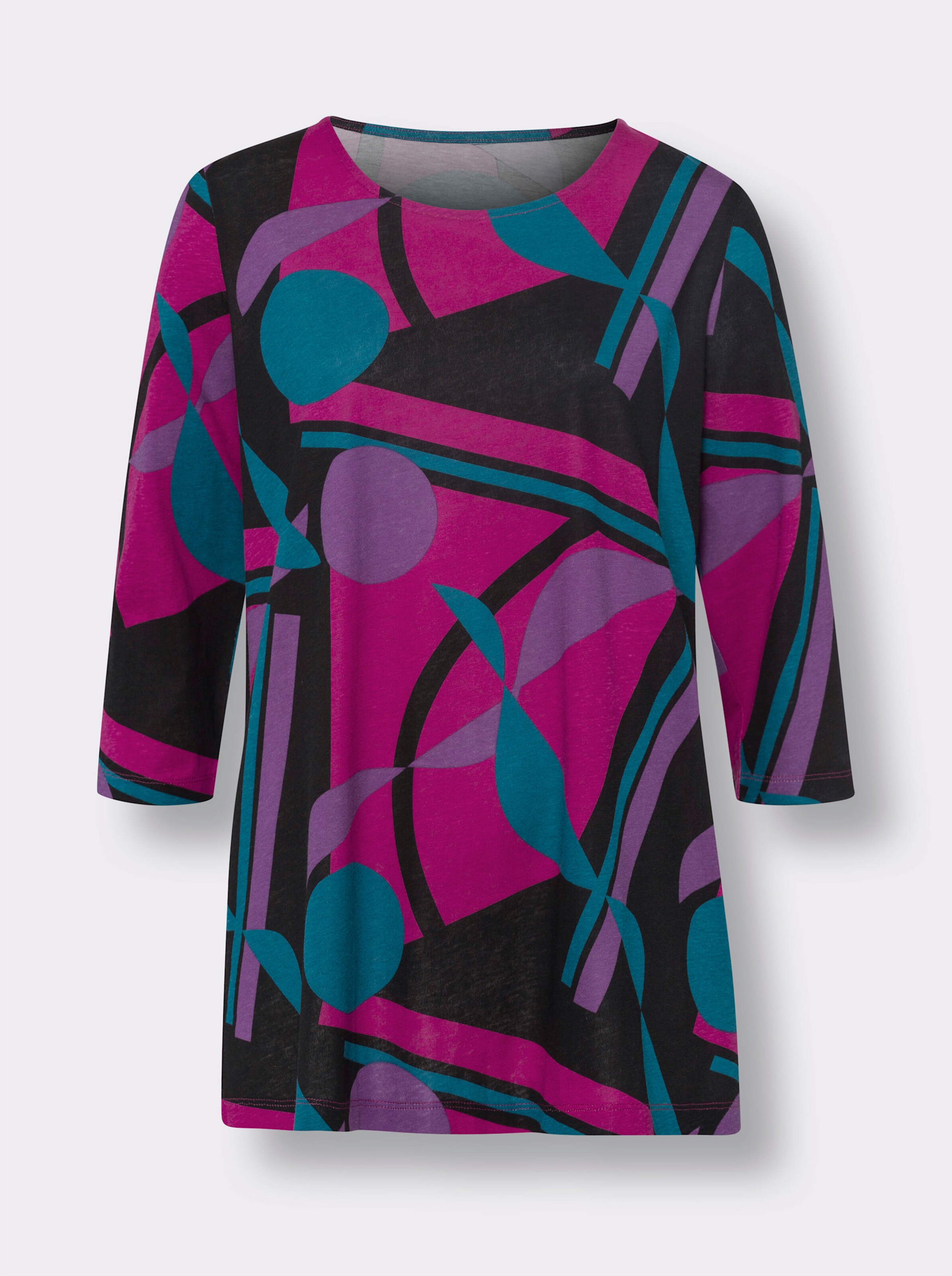 Longshirt mit Grafik-Druck