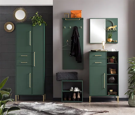 Garderobenschrank »Kent«, geschlossen, grün