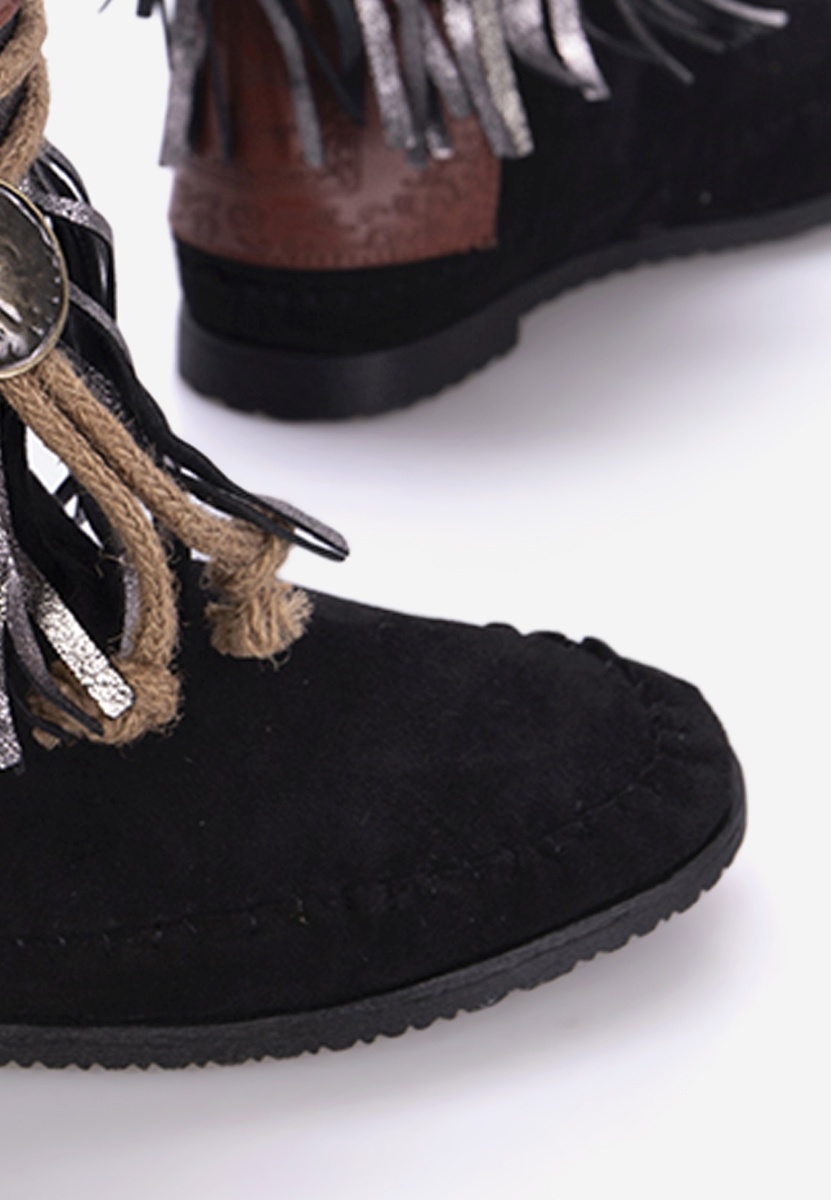 Bottes courtes femme noires Peramora