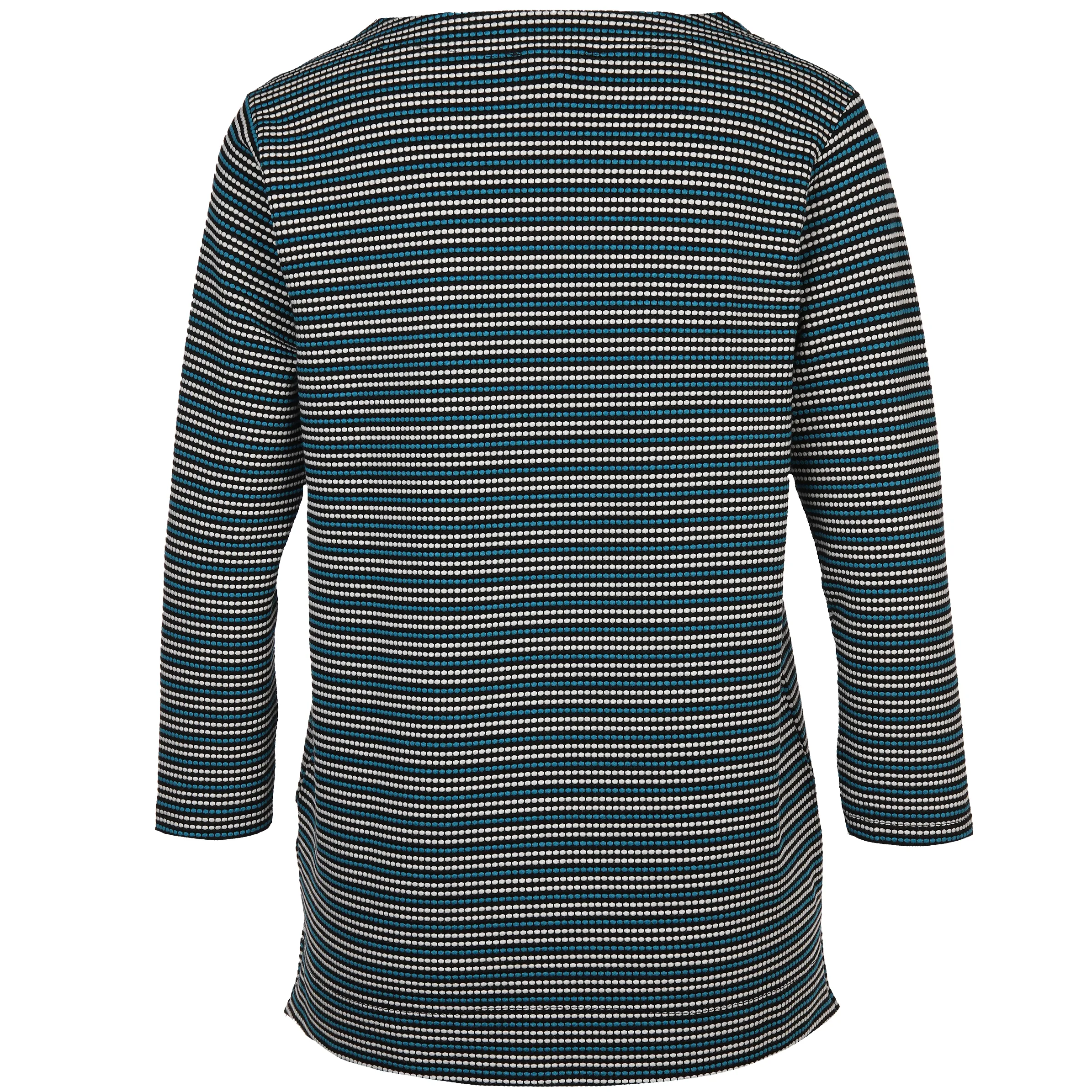 Damen Jacquard Shirt mit 3/4 Arm