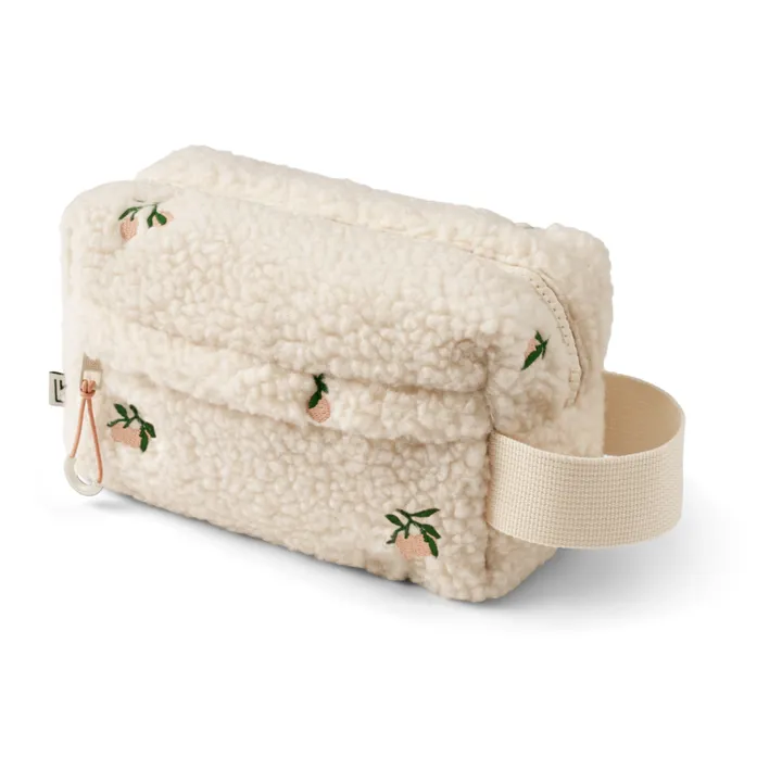 Liewood Trousse Trine Brodée Fibres Recyclées | Peach/Sandy Embroidery