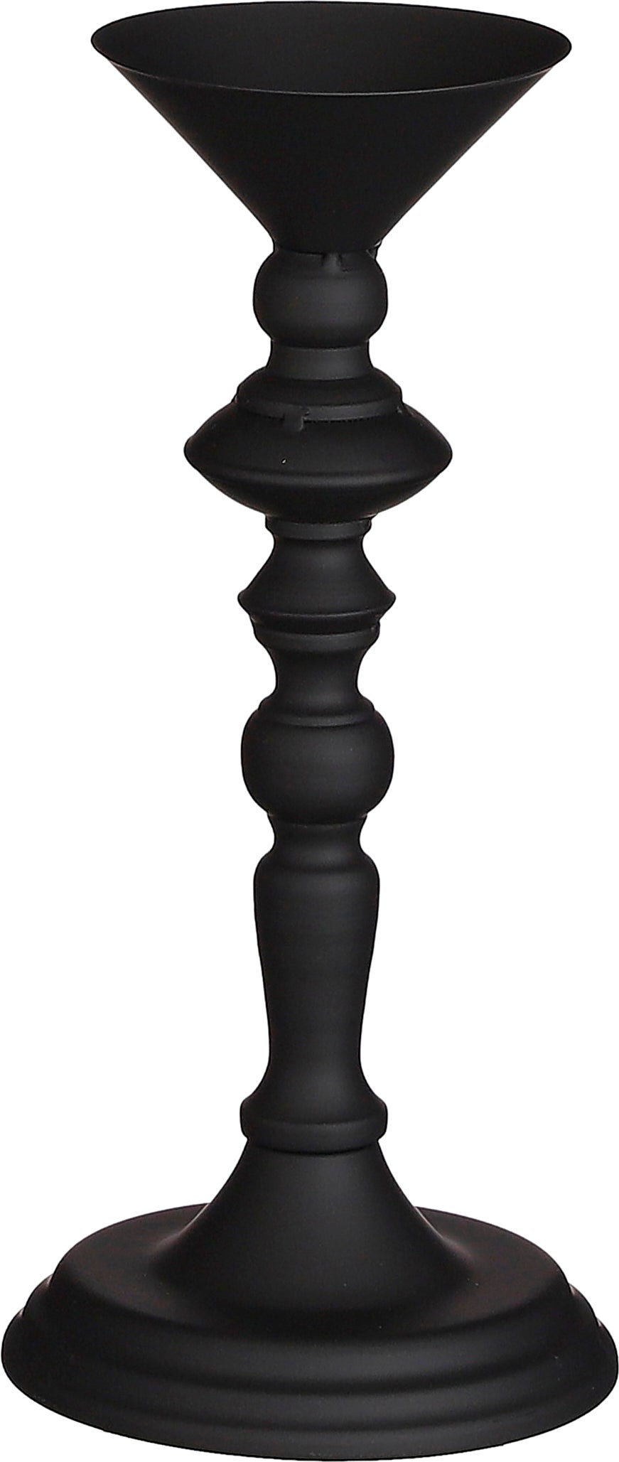 House of Seasons kandelaar zwart D 13,5 H 31 cm
