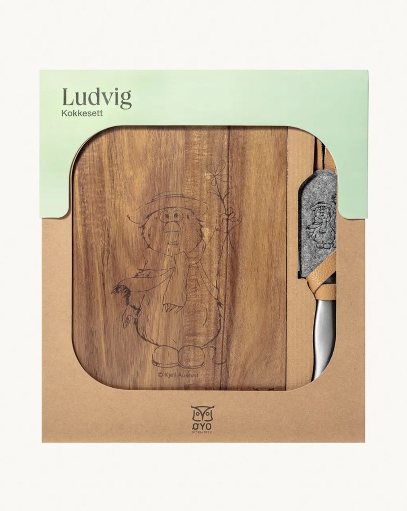 Øyo Ludvig Kokkesett<br> Trygg matglede for små kokker!