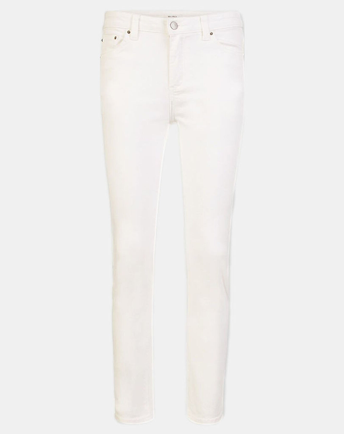 Galeries Lafayette Jean en Coton Bio Lslim blanc