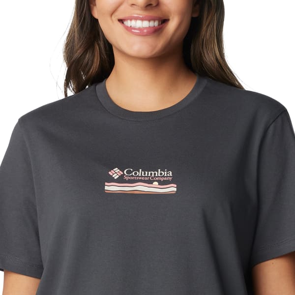 T-shirt COLUMBIA W BOUNDLESS BEAUTY SHORT SLEEVE TEE SHARK/HERITAGE