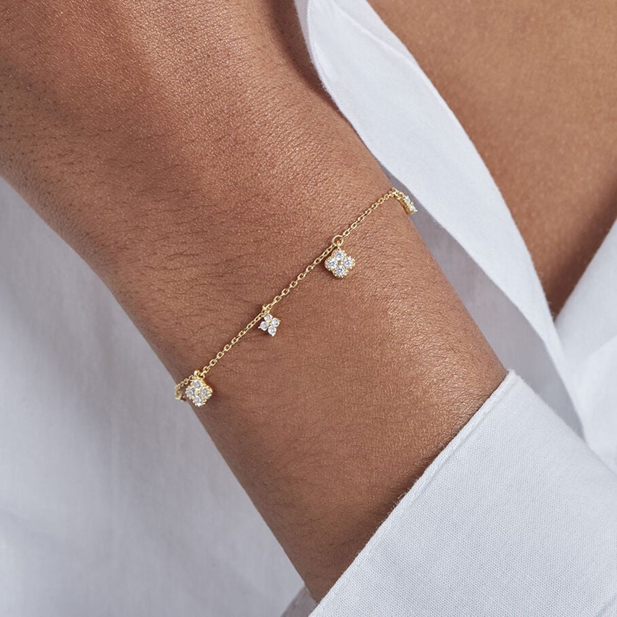 Bracelet Agatha Beloved doré