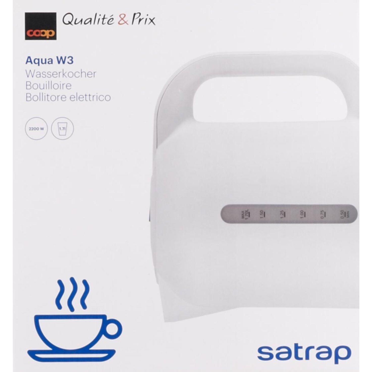 satrap Aqua W3 Wasserkocher