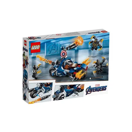 LEGO® Marvel Avengers Movie 4 76123 Captain America: Outrider-Attacke
