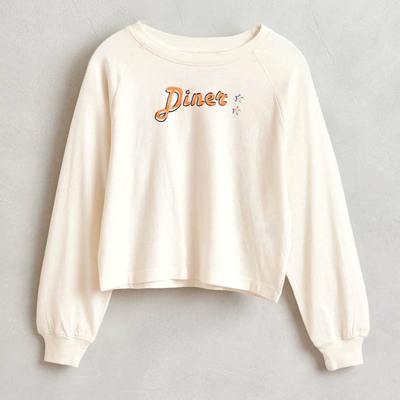 Bellerose T-Shirt Azu en Coton vintage blanc