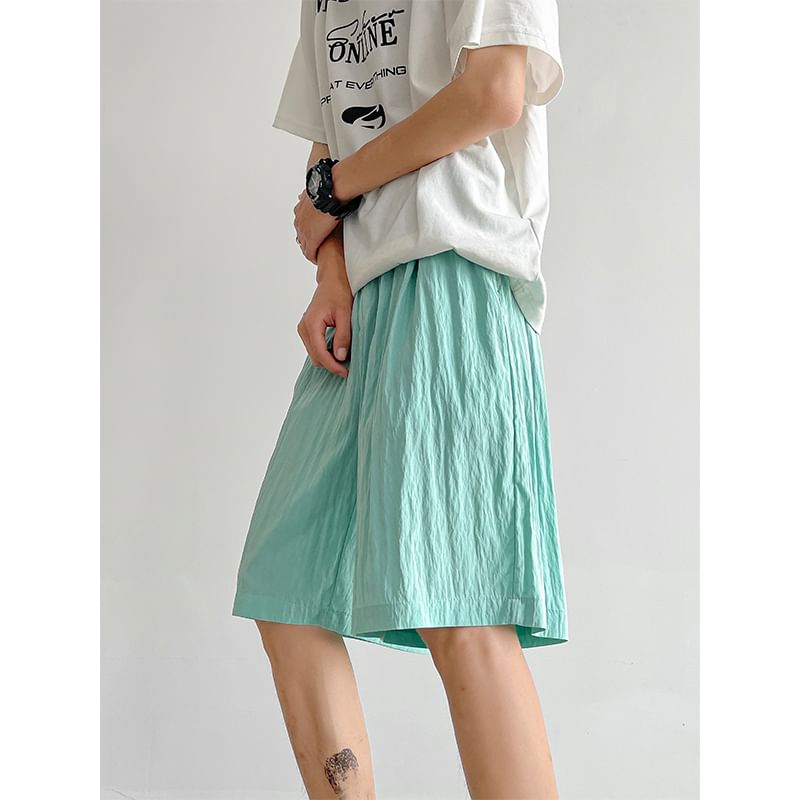 Posive - Mid Rise Plain Shorts