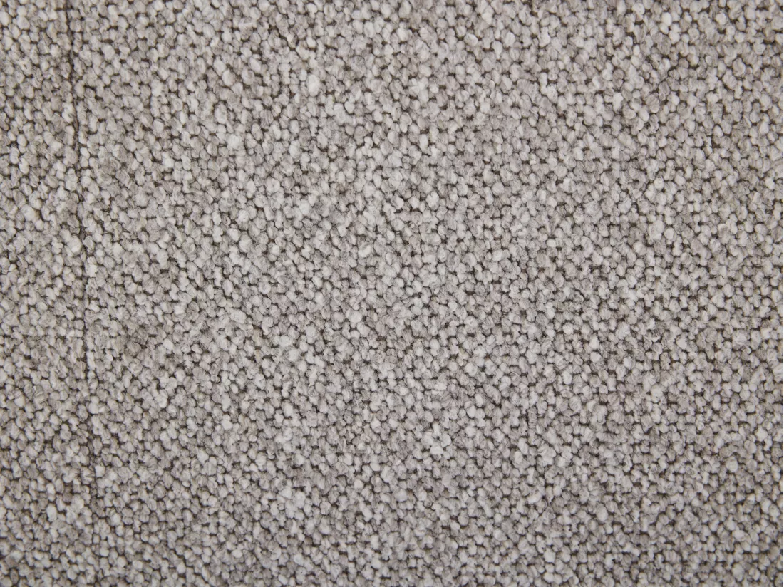 Canapé 3 places relax électrique en tissu texturé gris clair BOSDALO
