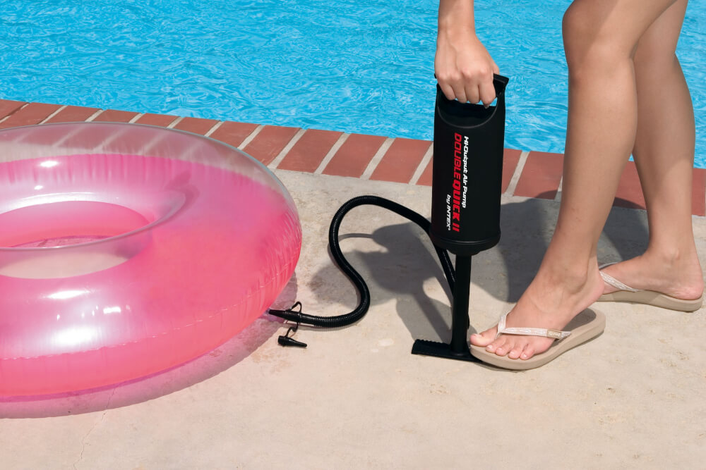 Intex Doppelhub-Pumpe 36cm (2x1700ccm, 0,3 bar)