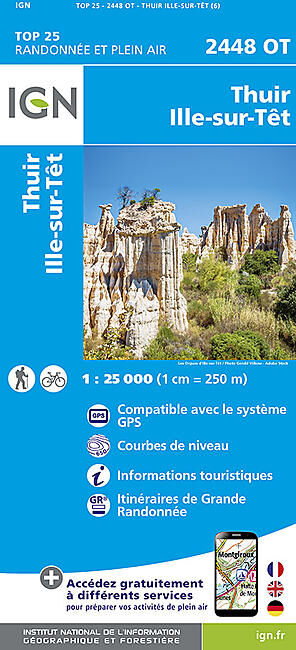 IGN - TOP25 2448OT THUIR ILLE-SUR-TET IGN