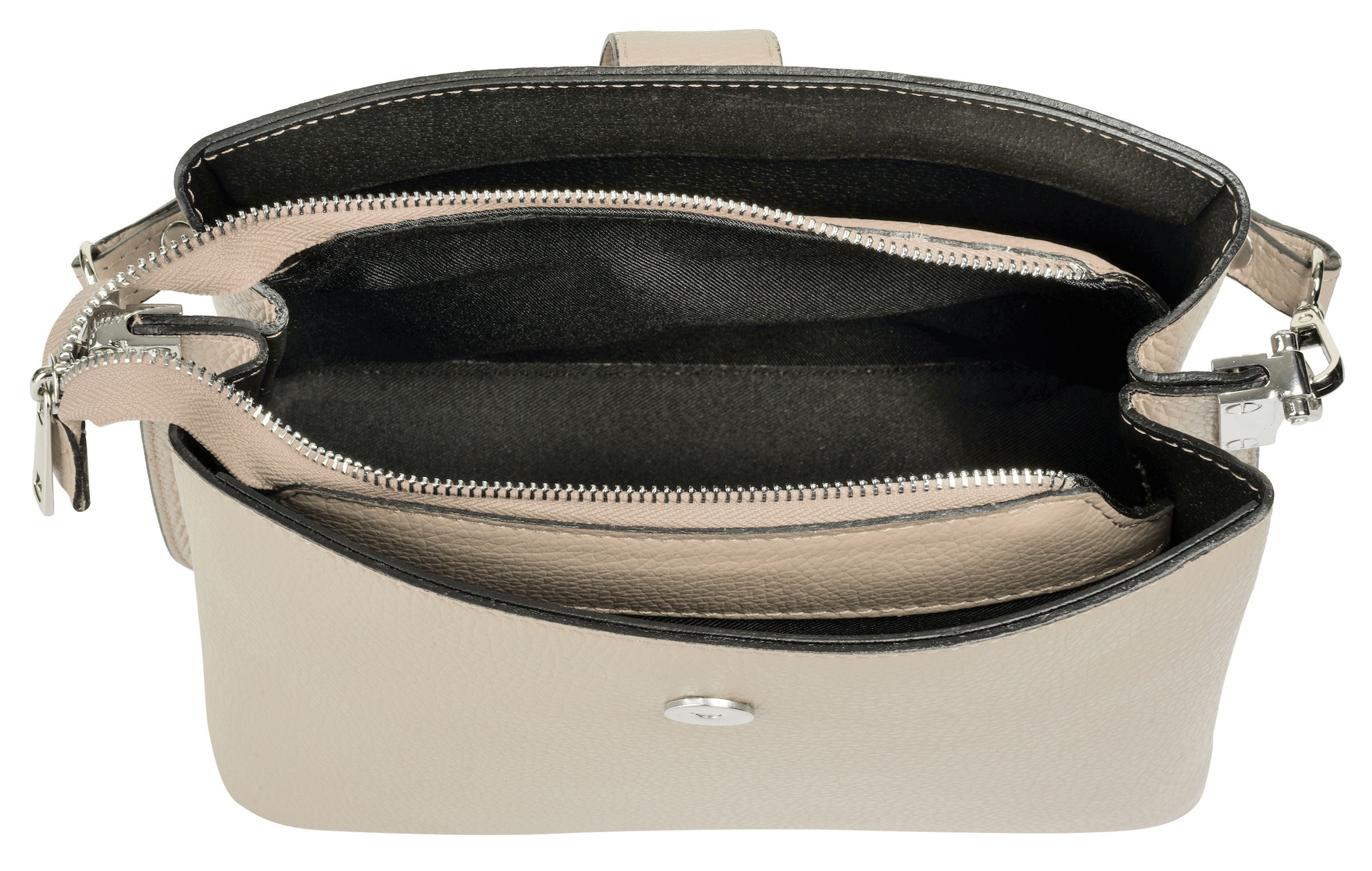 Cluty Henkeltasche echt Leder, Made in Italy