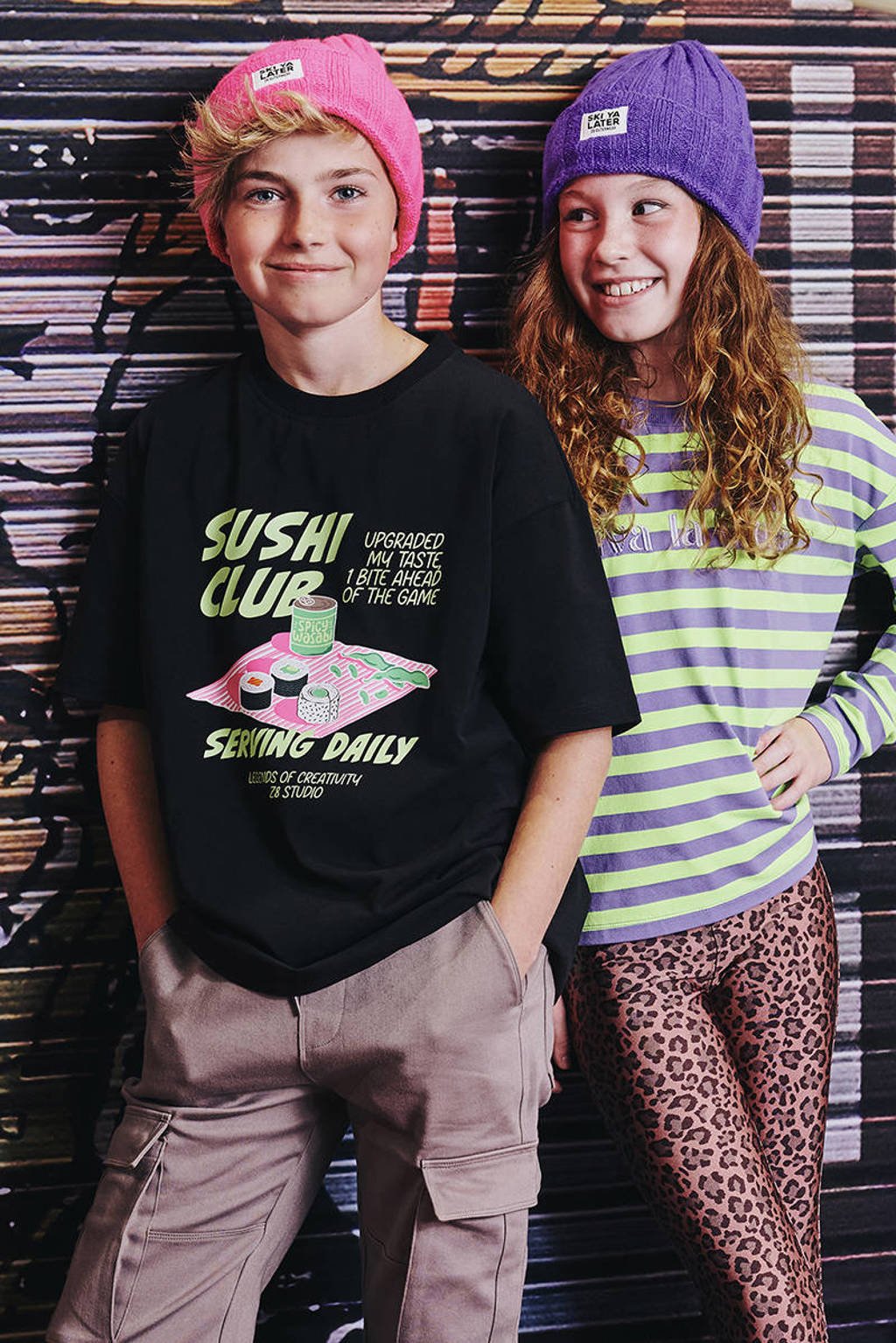 Z8 kids T-shirt Javi donkerblauw