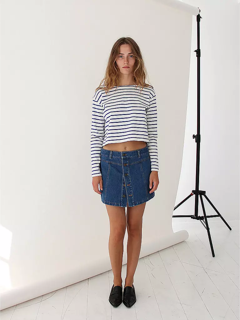 DESIGNERS REMIX Langarmshirt STACY hellblau