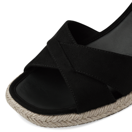 Tamaris Højhælede Wedge Sandaler, Black, 39