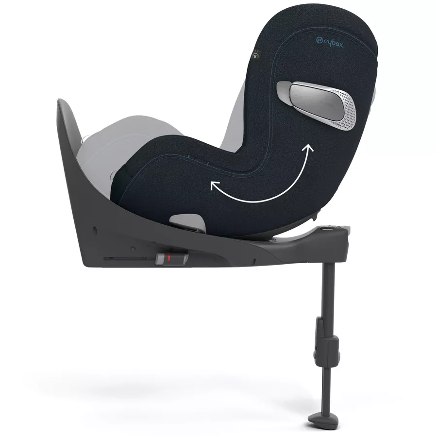 cybex PLATINUM Reboarder Sirona T I-Size Nautical Blue Plus mit Basisstation Base T