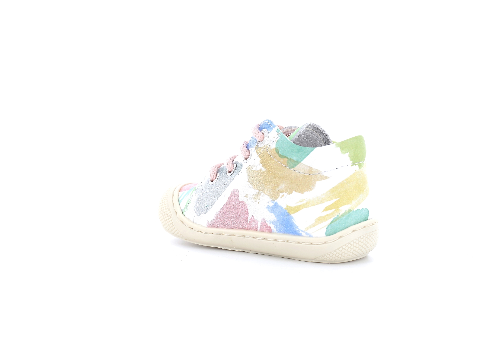Naturino-COCOON 2012889 M8 0R01 Cuir Blanc multi