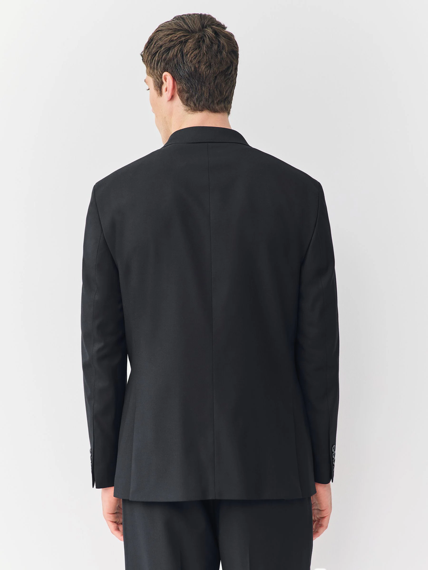 Zwart - Relaxed Fit Double breasted Pak Jack