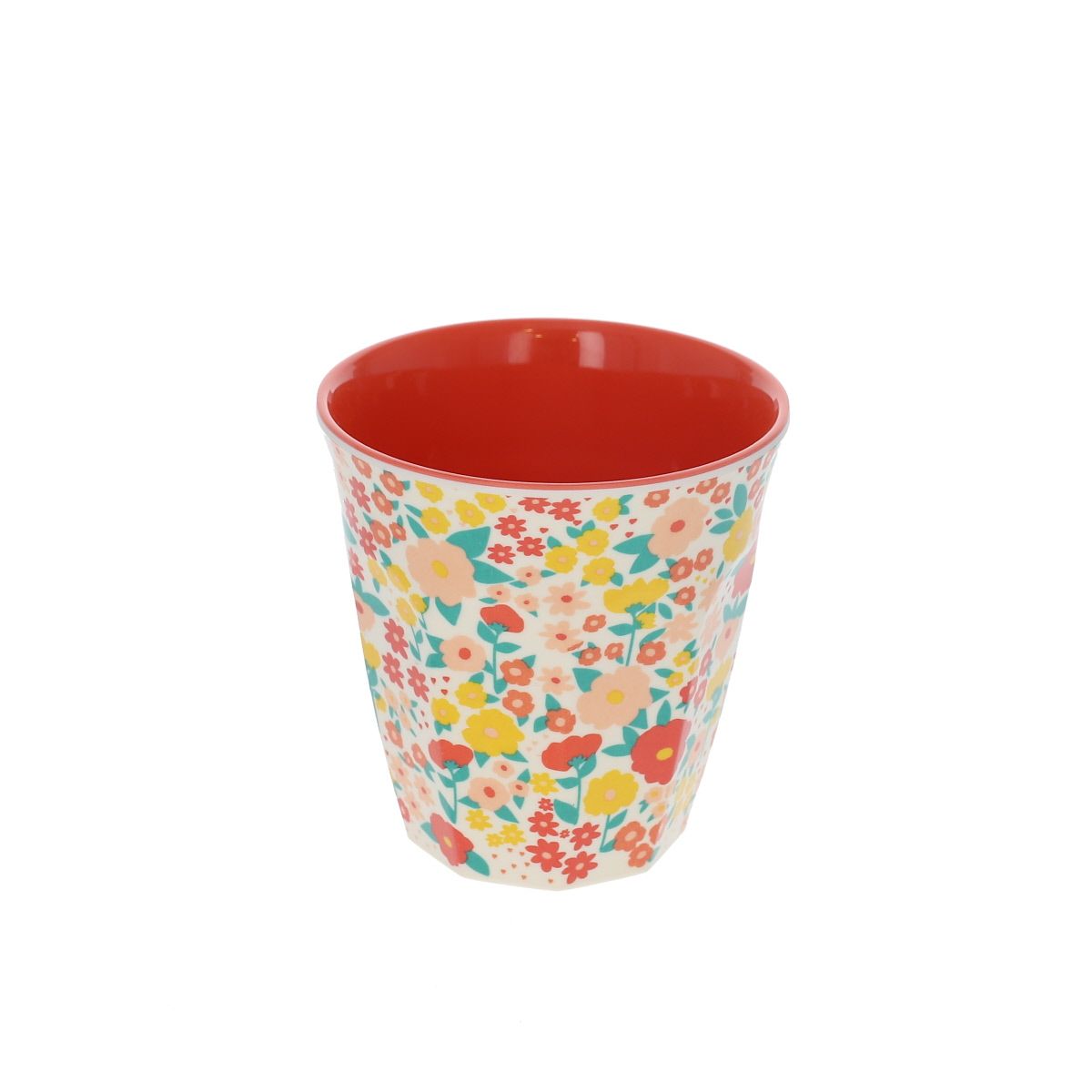 Petit verre en mélamine fleuri - La petite poule rousse Pause goûter